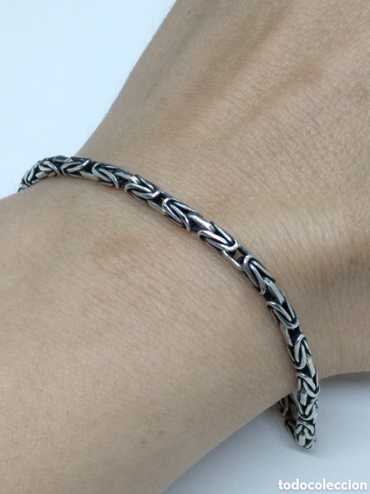 Joyeria: Pulsera de plata tipo balinesa. Plata 925 - Foto 1