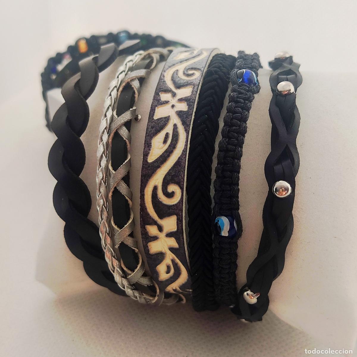 Joyeria: Lote 3 Pulseras. Cierre Ancho Magn&eacute;tico - Foto 3