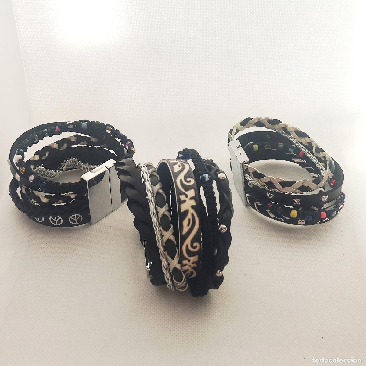 Joyeria: Lote 3 Pulseras. Cierre Ancho Magn&eacute;tico - Foto 8