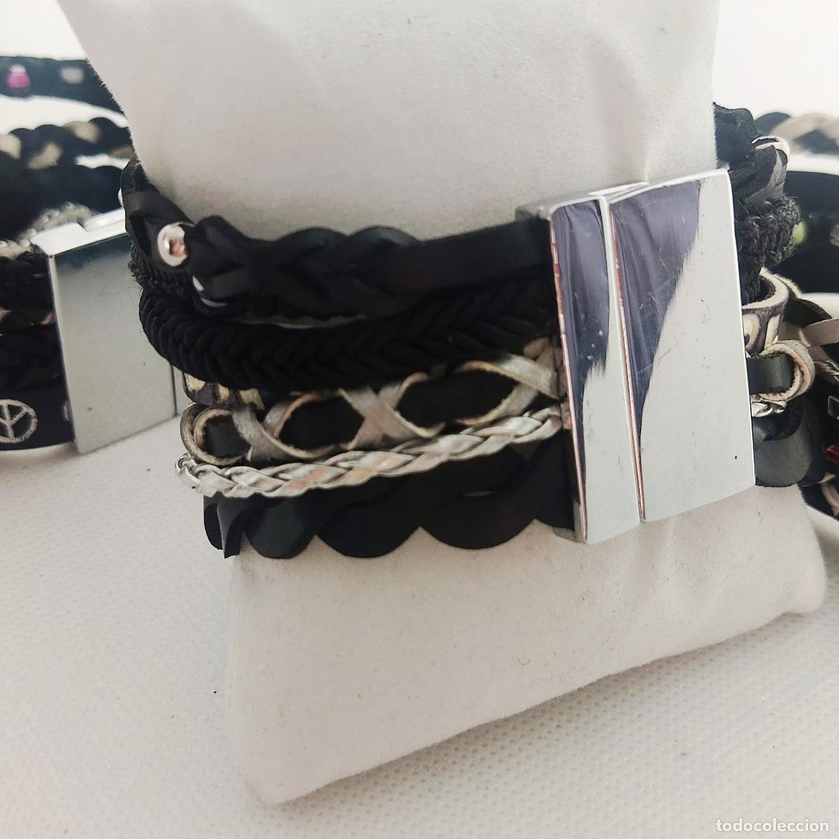 Joyeria: Lote 3 Pulseras. Cierre Ancho Magn&eacute;tico - Foto 9