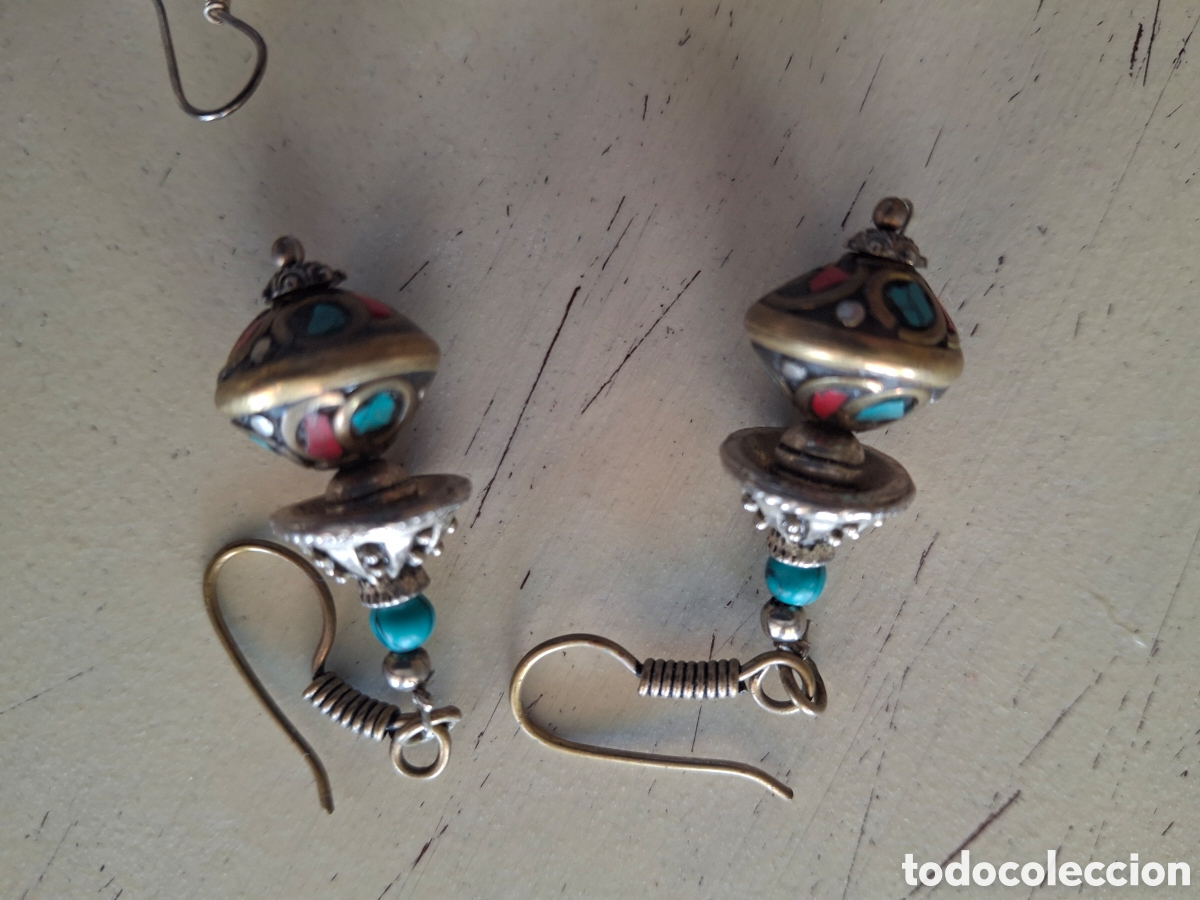 Joyeria: Pendientes y anillo de metal - Foto 3