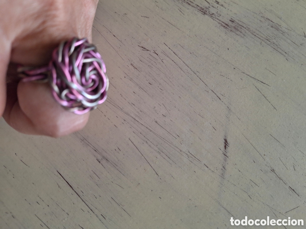 Joyeria: Pendientes y anillo de metal - Foto 4
