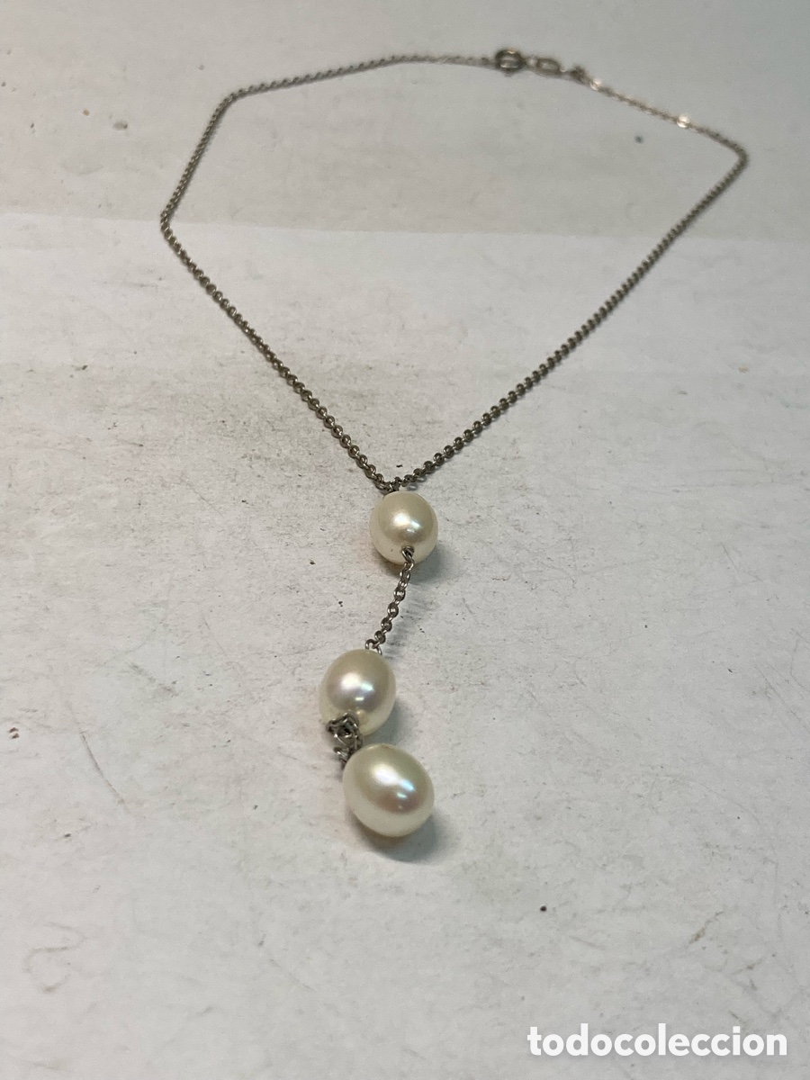 Joyeria: Collar de plata y perla CC205 - Foto 1