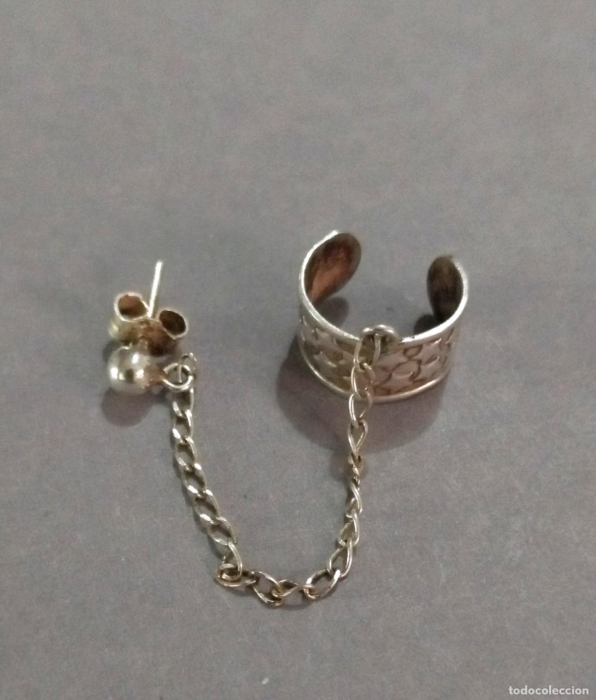 Joyeria: Pendiente de plata de ley contrastada. - Foto 2