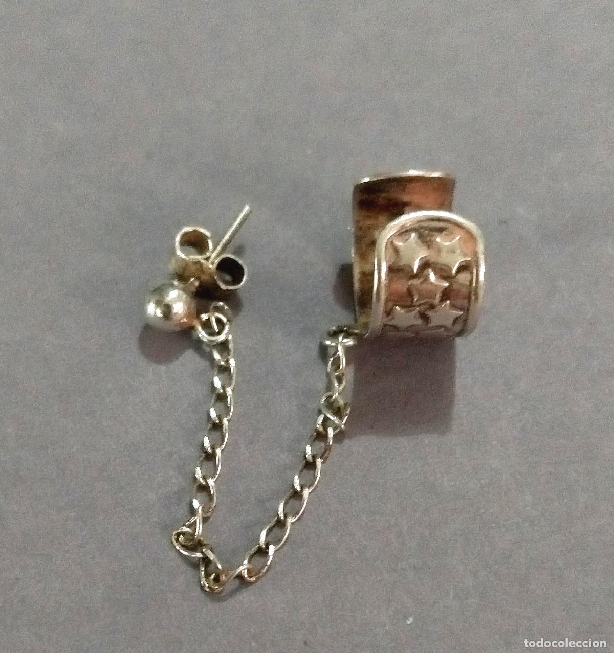 Joyeria: Pendiente de plata de ley contrastada. - Foto 3