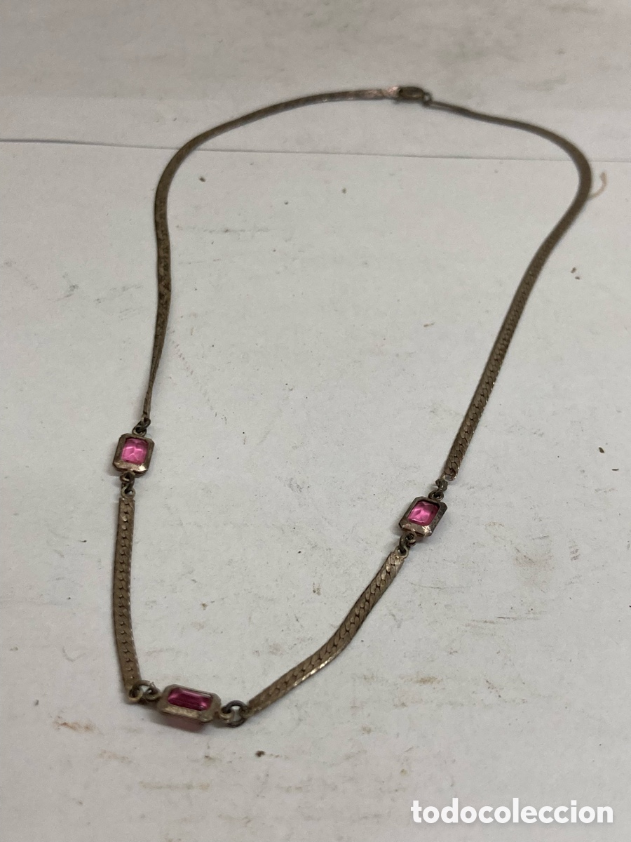 Joyeria: Collar de plata engastado CC203 - Foto 1
