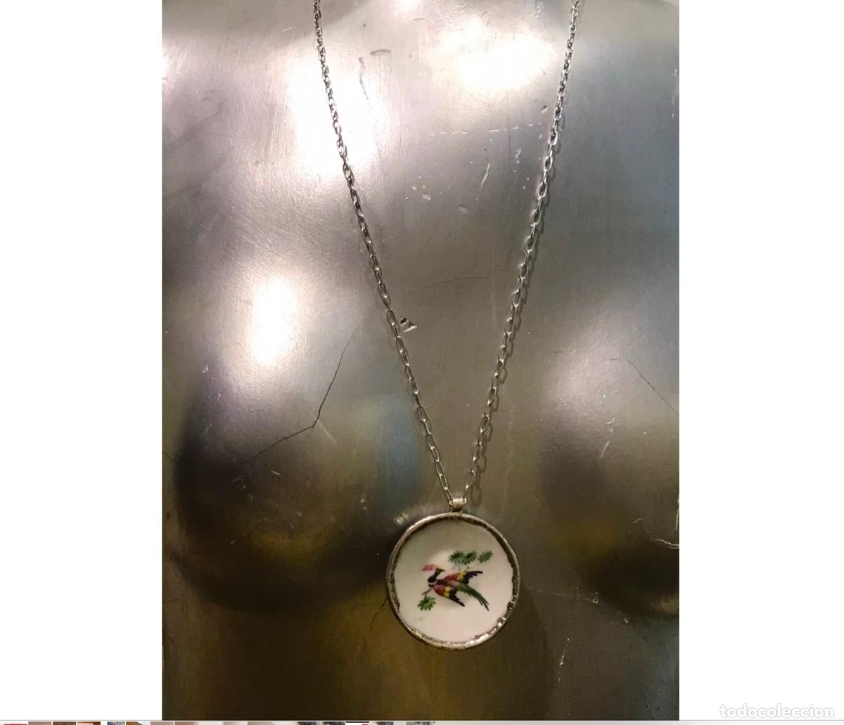 Joyeria: COLGANTE DE PLATA Y PORCELANA - Foto 3