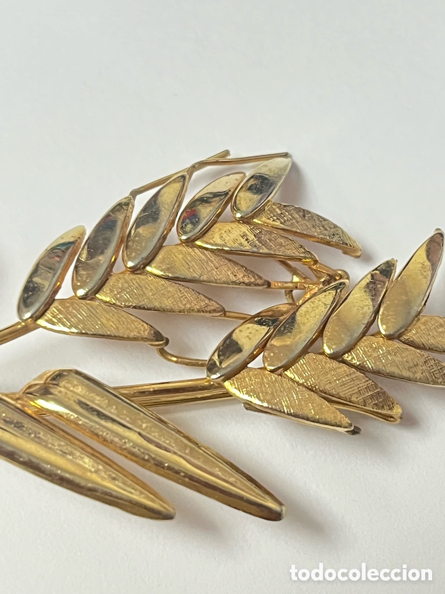 Joyeria: BROCHE VINTAGE CHAPADO ORO /B170 - Foto 2