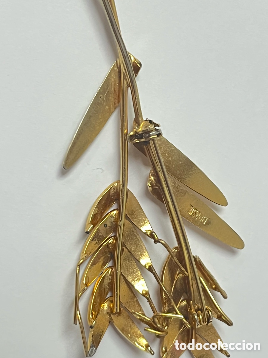 Joyeria: BROCHE VINTAGE CHAPADO ORO /B170 - Foto 4