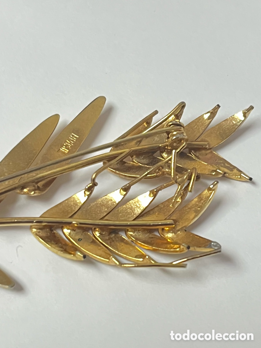 Joyeria: BROCHE VINTAGE CHAPADO ORO /B170 - Foto 5