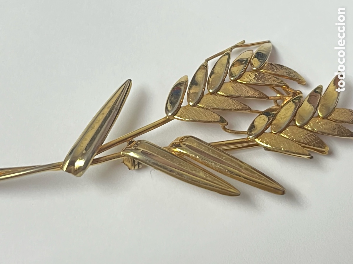 Joyeria: BROCHE VINTAGE CHAPADO ORO /B170 - Foto 1