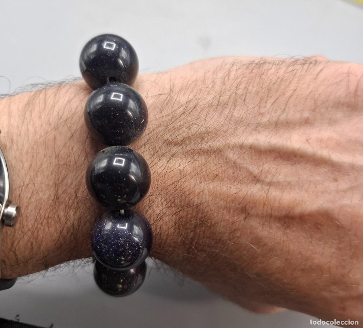 Joyeria: + PULSERA DE BOLAS AZULES EN PIEDRA NOCHE - Foto 1