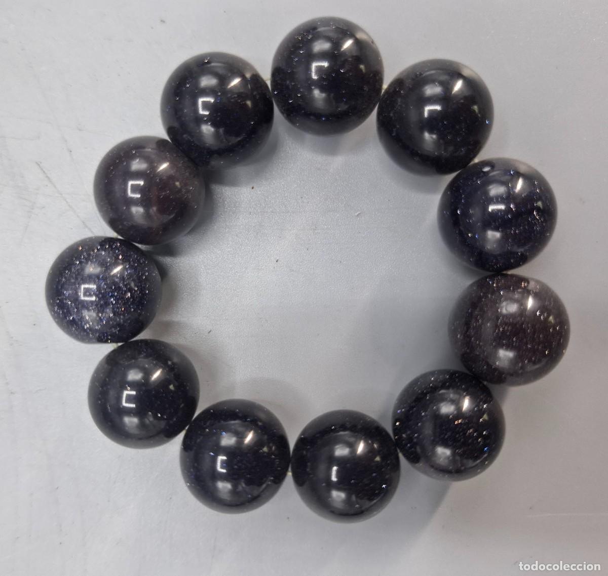 Joyeria: + PULSERA DE BOLAS AZULES EN PIEDRA NOCHE - Foto 2