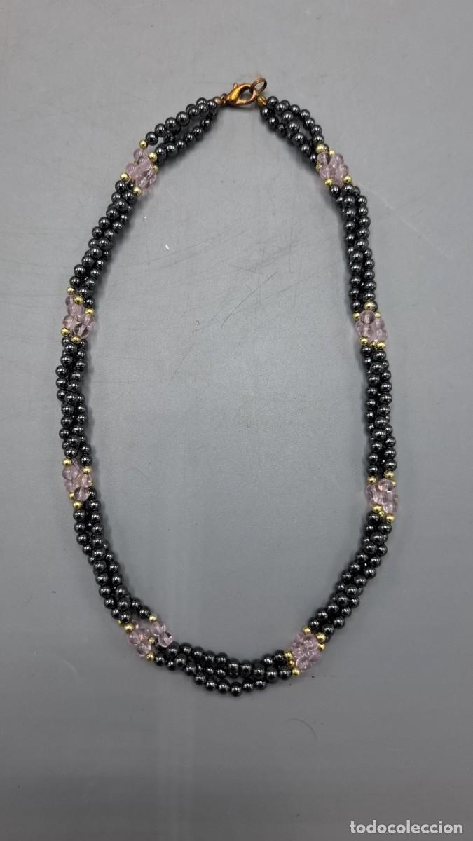 Joyeria: + COLLAR DE EMATITES Y CUARZO ROSA - 44CM - Foto 3