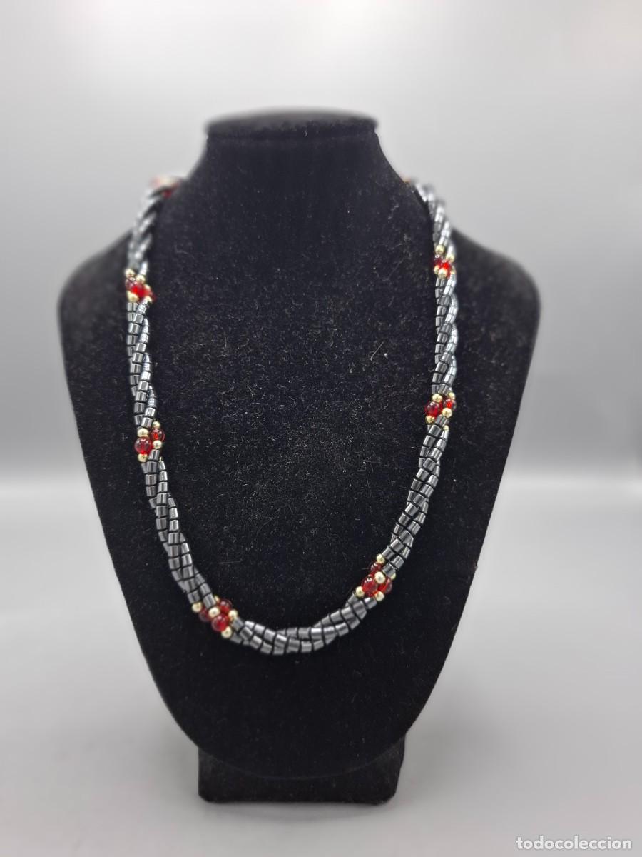 Joyeria: + COLLAR DE EMATITES Y CUARZO ROSA - 44CM - Foto 1