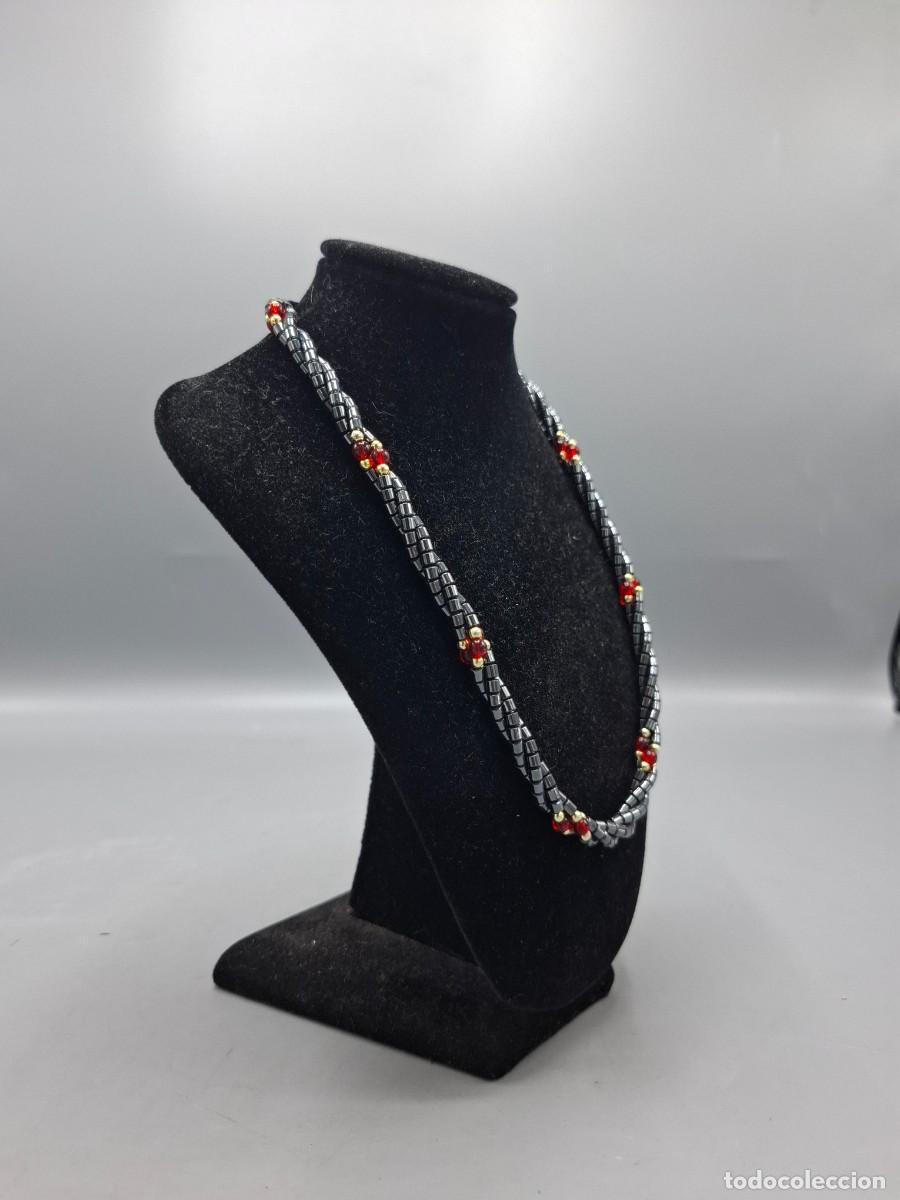 Joyeria: + COLLAR DE EMATITES Y CUARZO ROSA - 44CM - Foto 2
