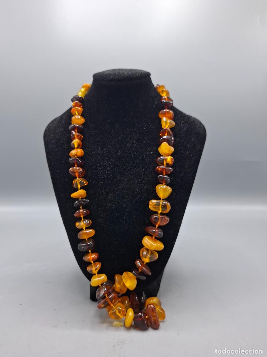 Joyeria: + LARGO COLLAR EN PIEDRAS DE AMBAR - SIN CIERRE - Foto 1