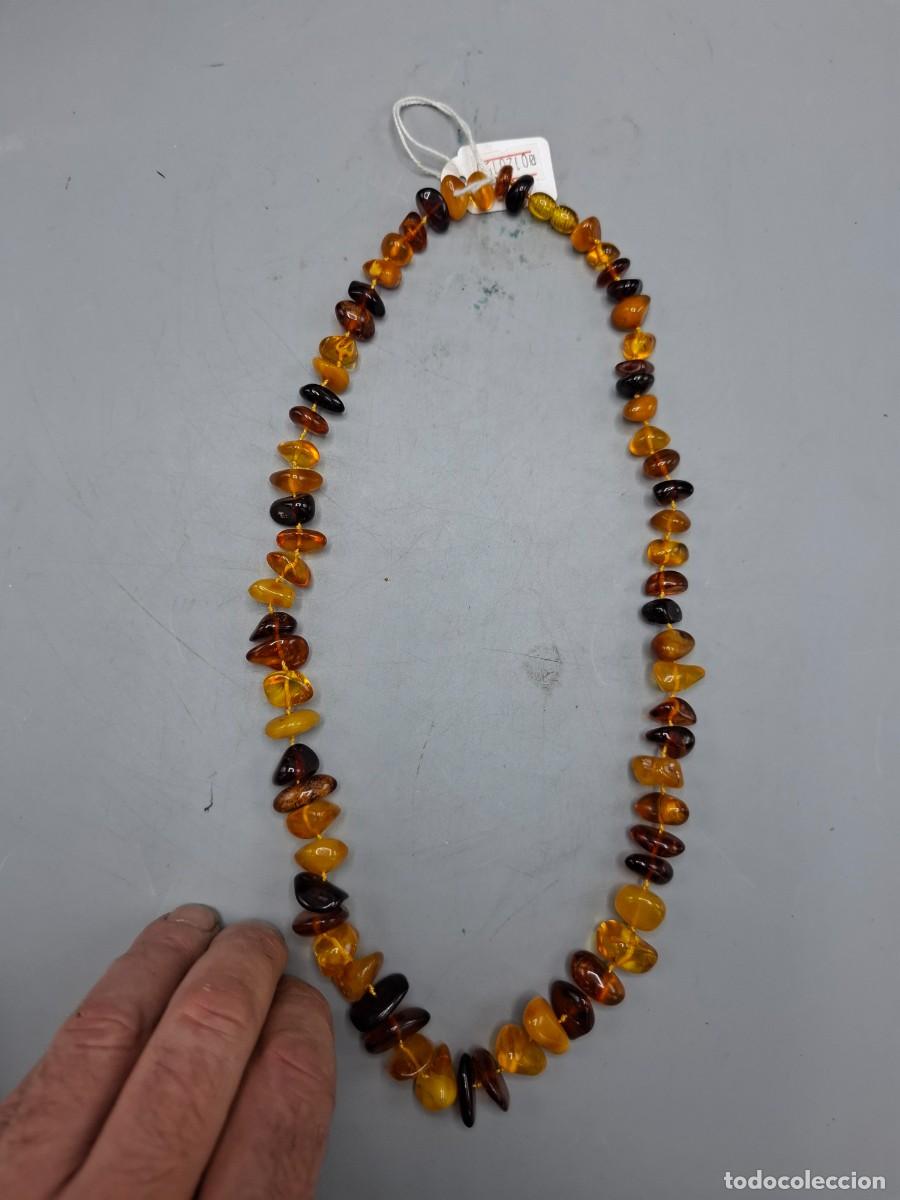 Joyeria: + LARGO COLLAR EN PIEDRAS DE AMBAR - SIN CIERRE - Foto 3