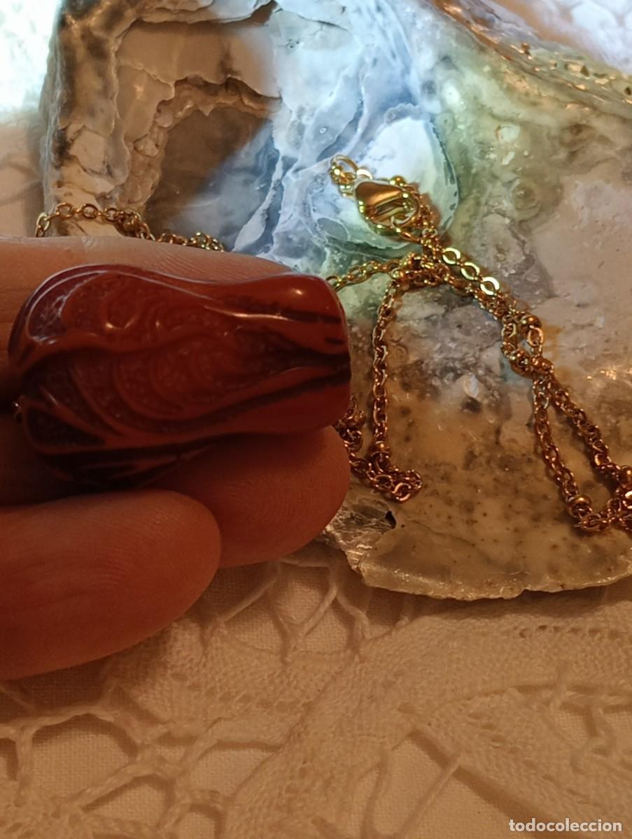 Joyeria: GARGANTILLA DE &Aacute;MBAR ANTIGUO Y ORO (SIN USAR) - Foto 5