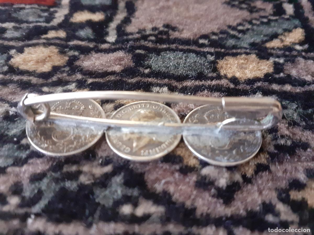 Joyeria: Broche aguja monedas de plata - Foto 5