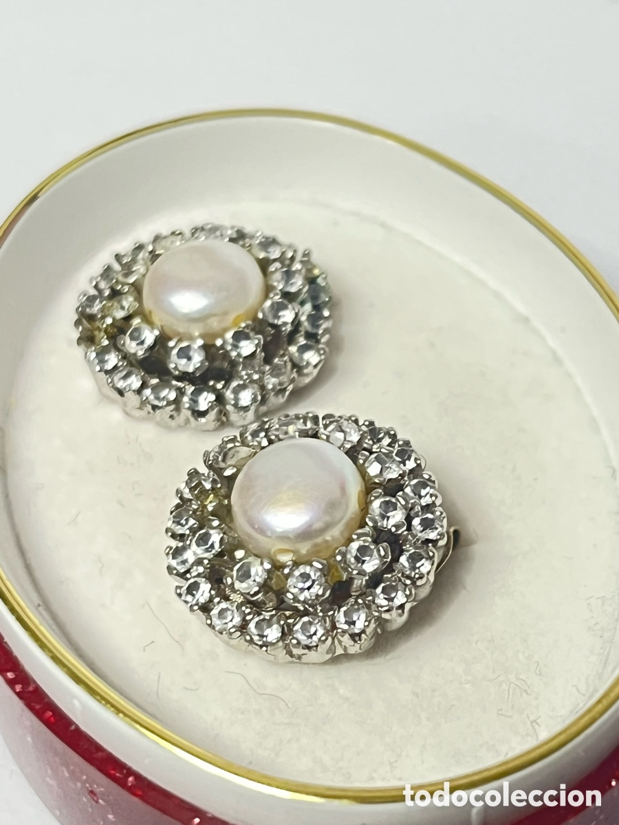 Joyeria: Pendientes de plata, perla, circonitas /P275 - Foto 3