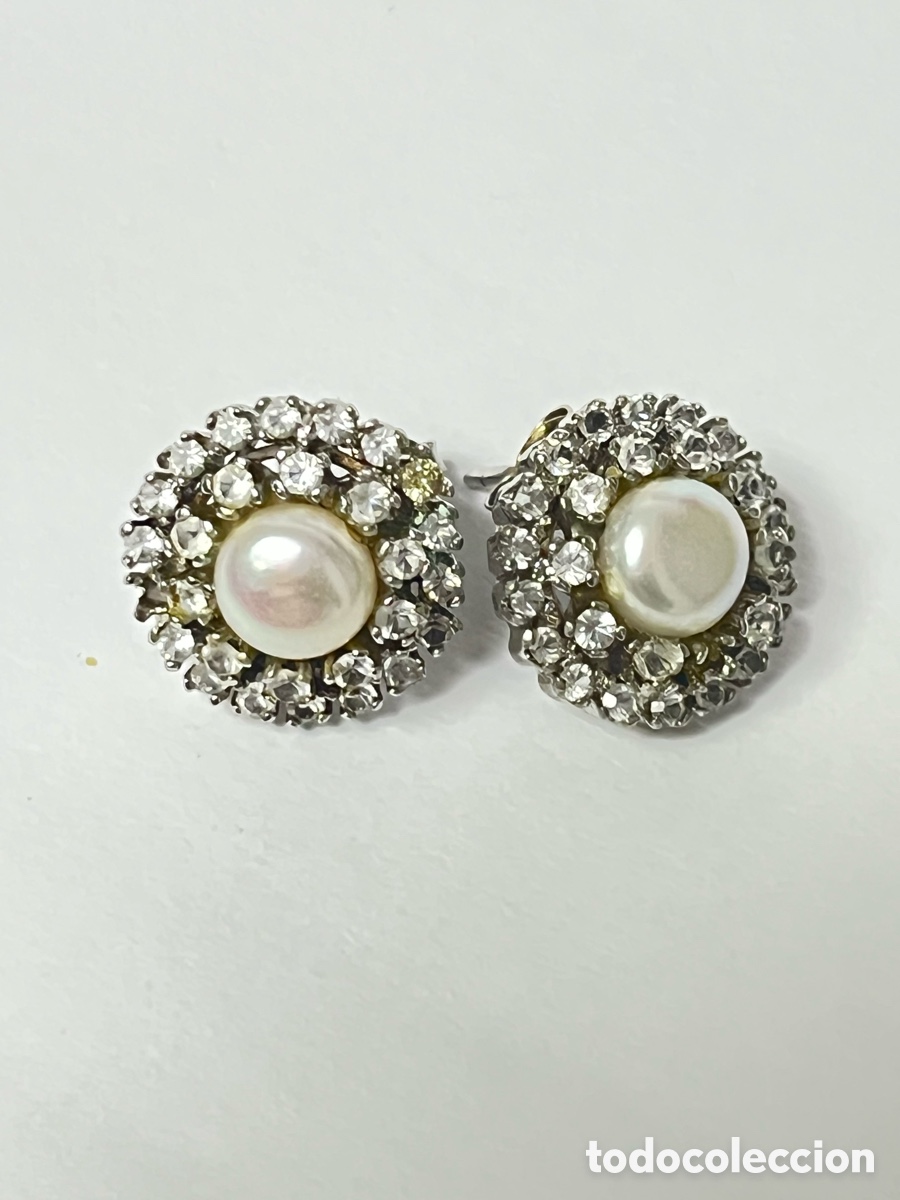 Joyeria: Pendientes de plata, perla, circonitas /P275 - Foto 5
