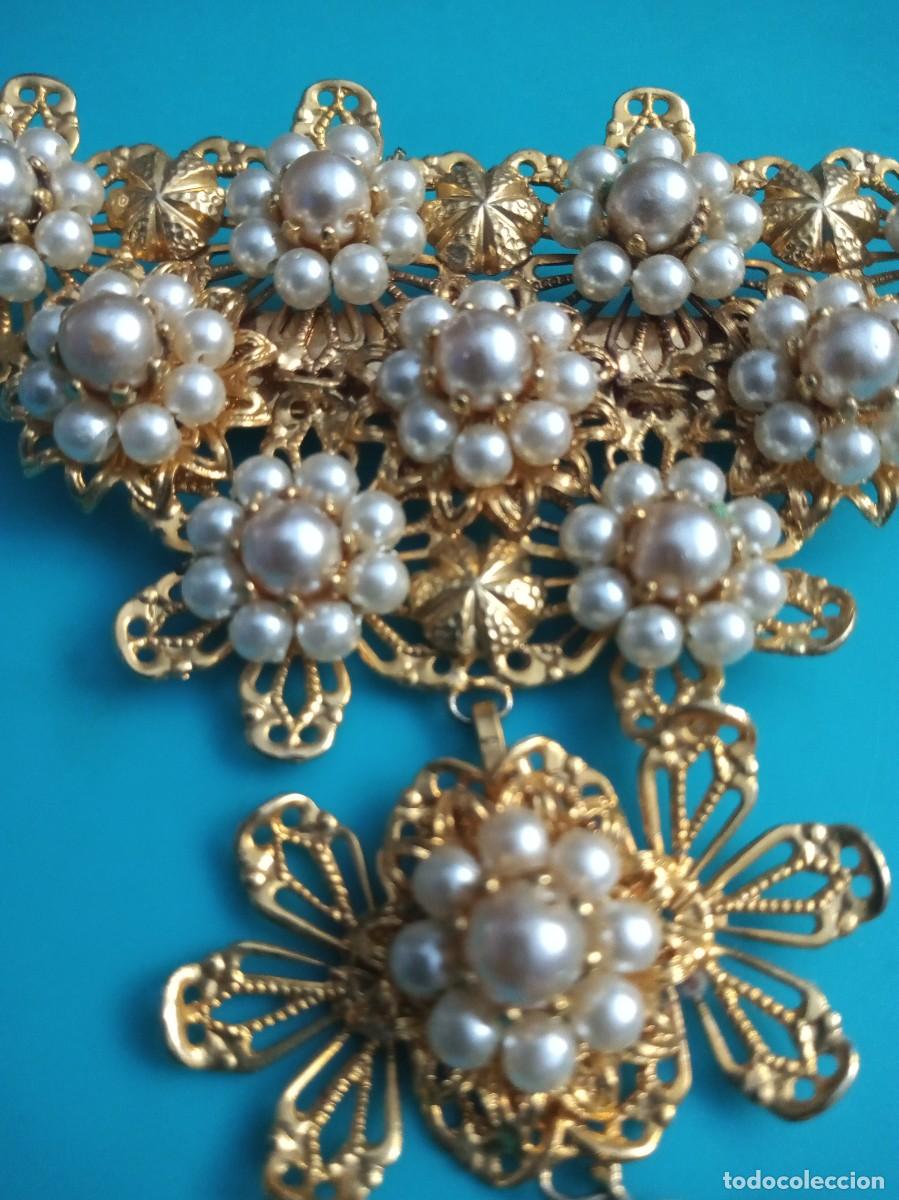 Joyeria: ANTIGUO BROCHE DORADO DE FALLERA - Foto 2