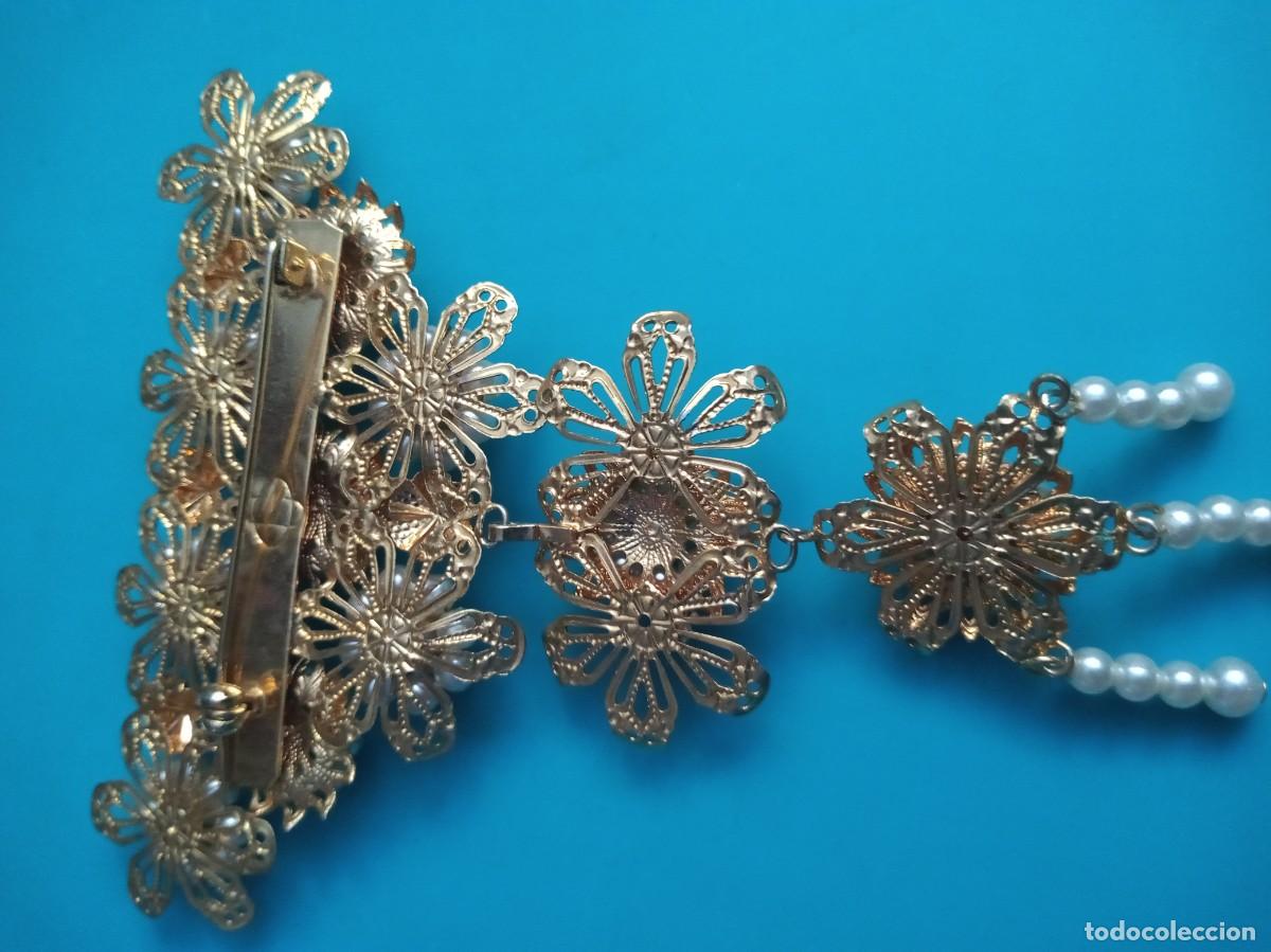 Joyeria: ANTIGUO BROCHE DORADO DE FALLERA - Foto 4