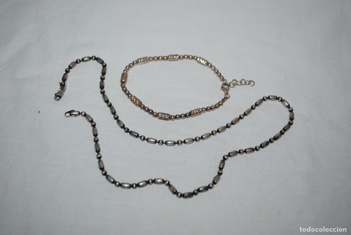 Joyeria: PULSERA Y GARGANTILLA DE PLATA . - Foto 1