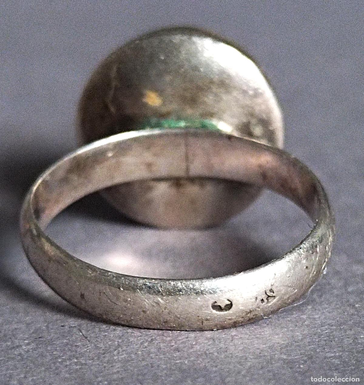 Joyeria: Anillo de plata de ley contrastada. - Foto 2