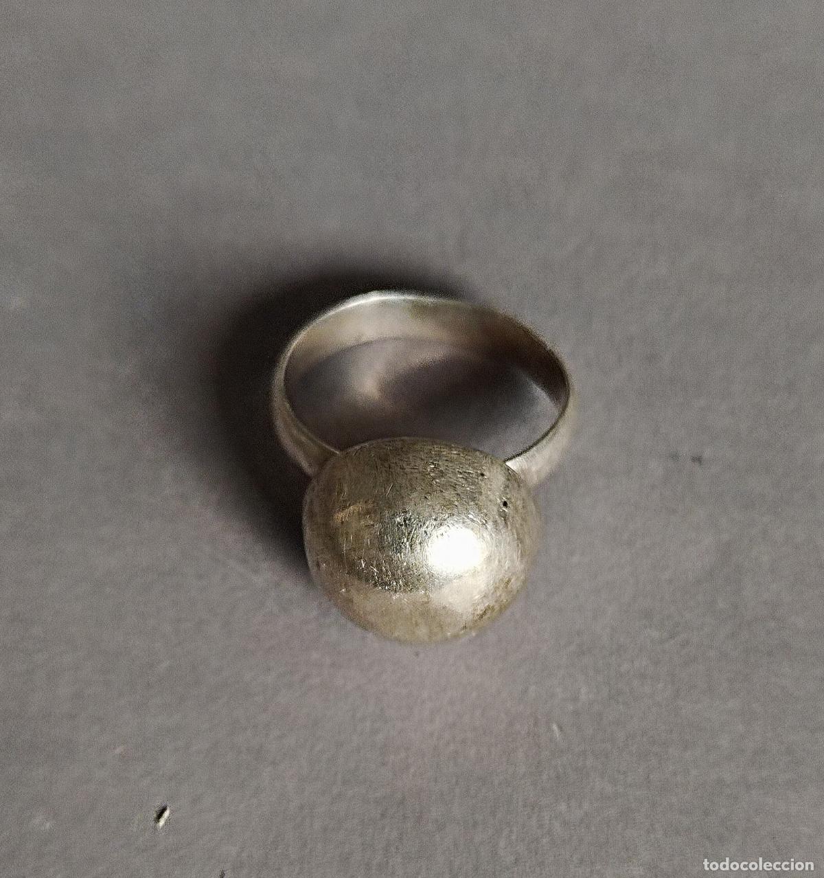Joyeria: Anillo de plata de ley contrastada. - Foto 4