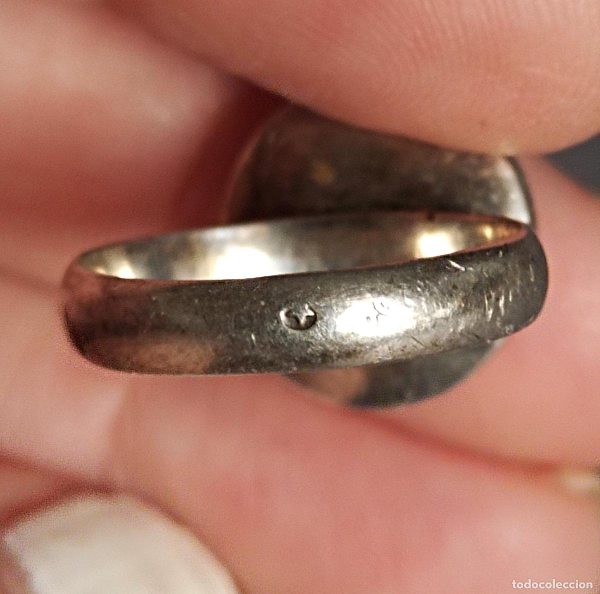 Joyeria: Anillo de plata de ley contrastada. - Foto 6