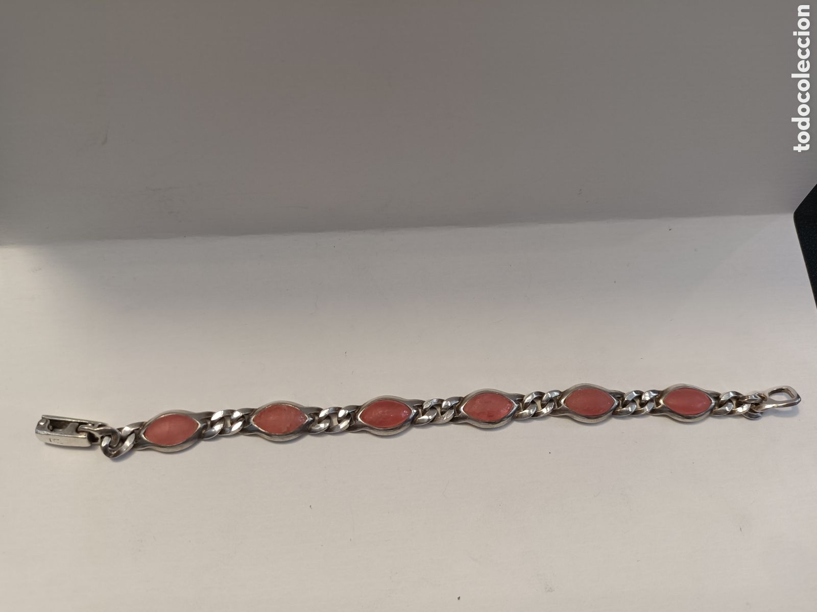 Joyeria: Pulsera de plata y rodocrosita. - Foto 2