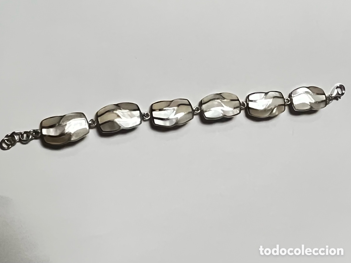Joyeria: Pulsera de plata y n&aacute;car Pul95 - Foto 7