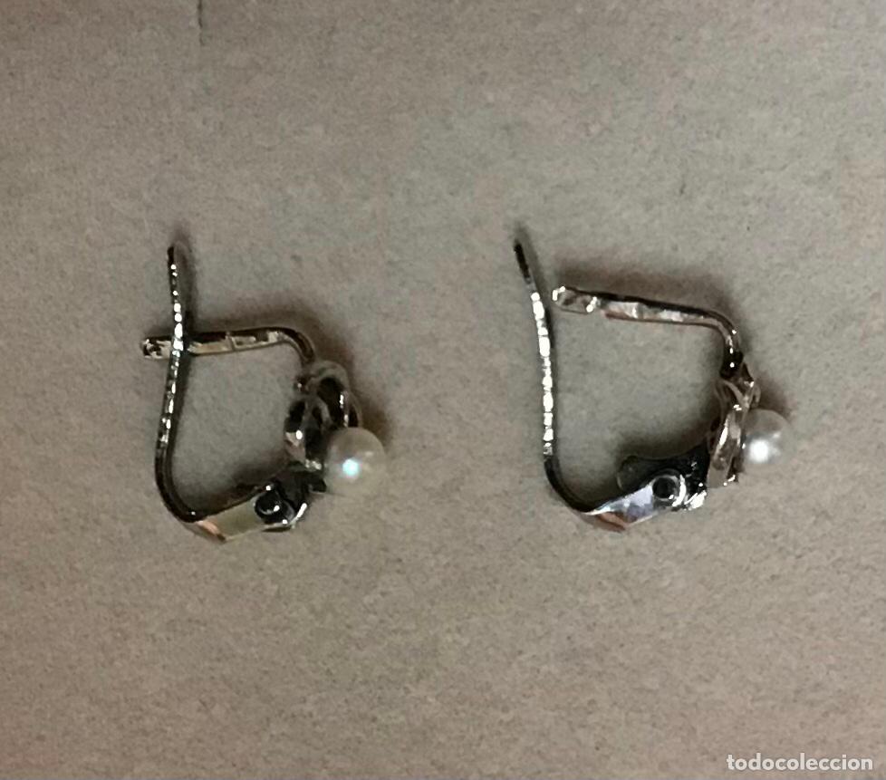 Joyeria: PENDIENTES DE PLATA Y PERLA - Foto 2