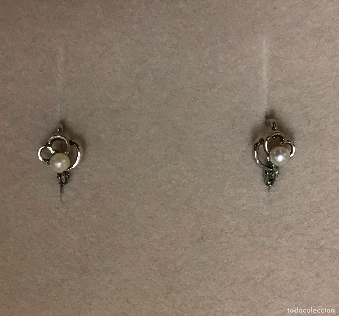 Joyeria: PENDIENTES DE PLATA Y PERLA - Foto 1