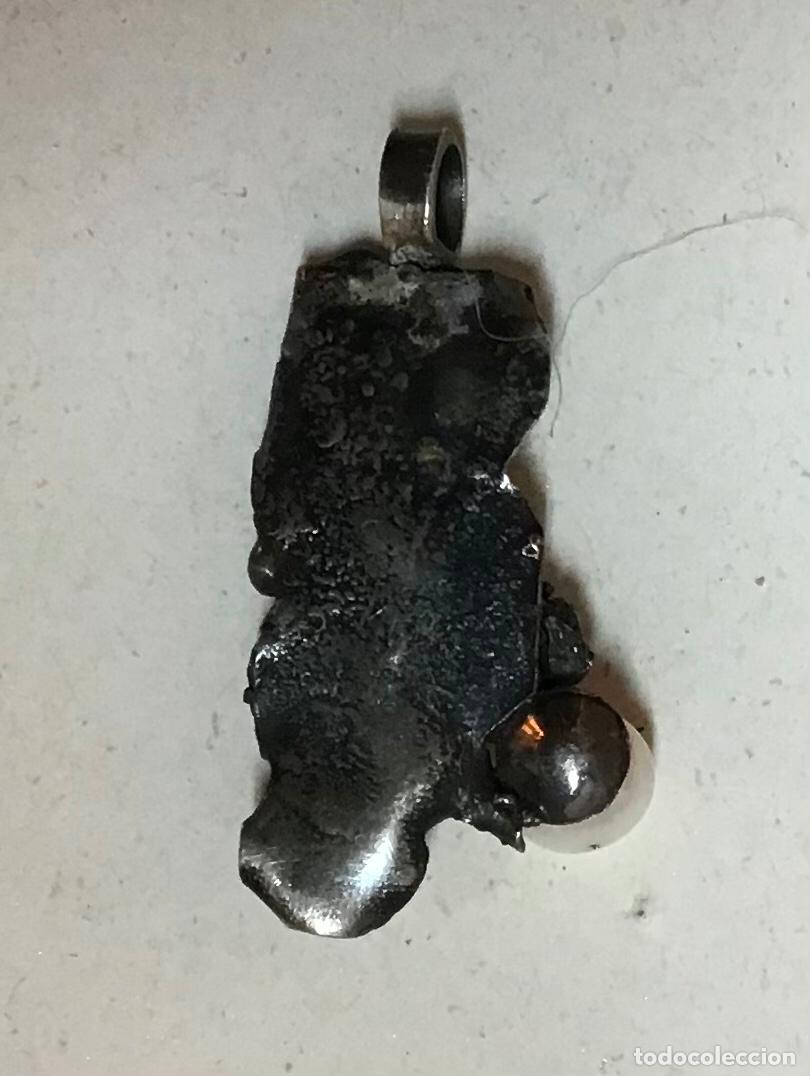 Joyeria: COLGANTE DE PLATA OXIDADA Y PERLA - Foto 2