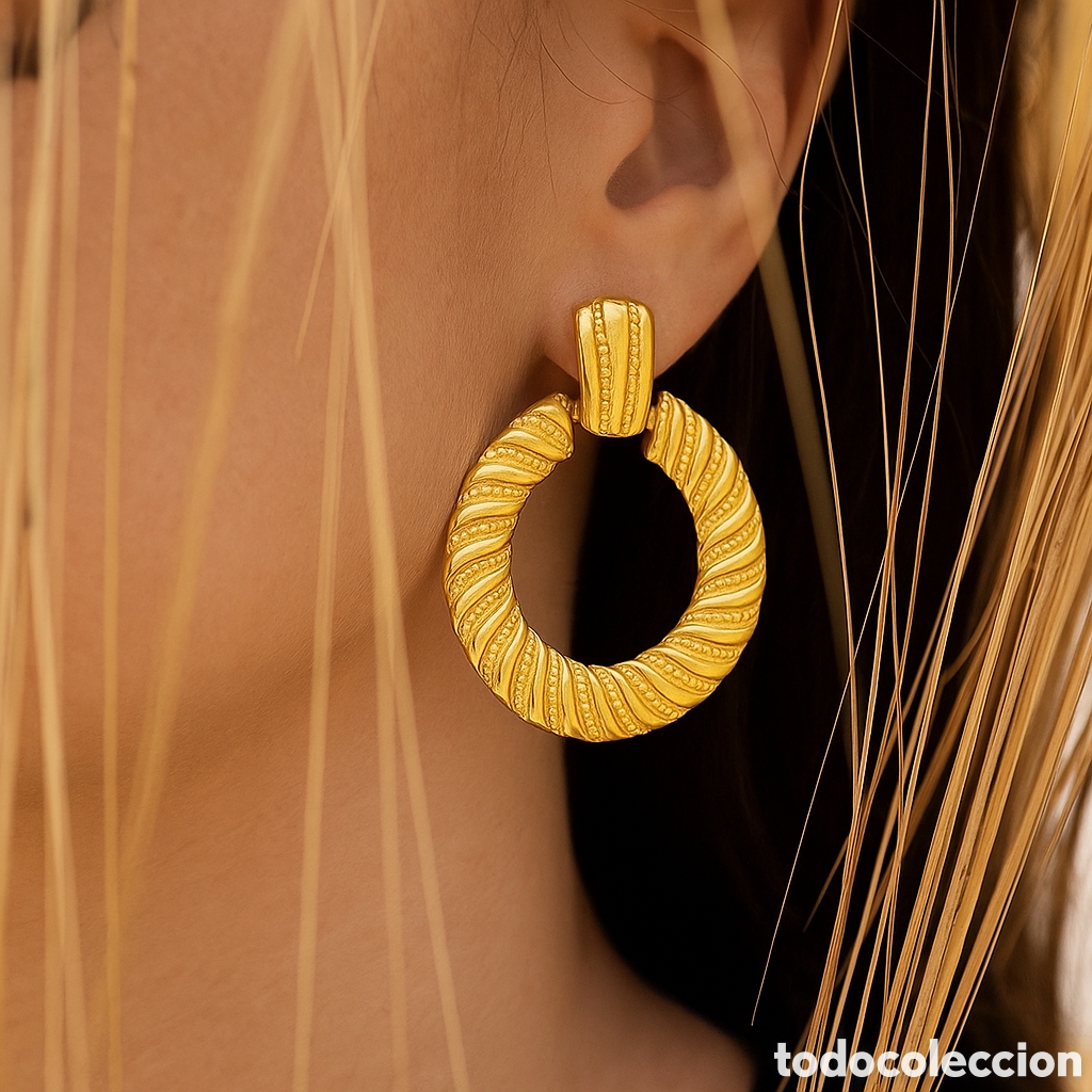 Joyeria: Pendientes Orla acero - Foto 2