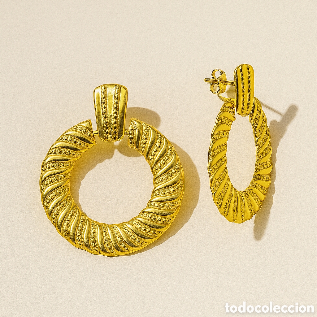 Joyeria: Pendientes Orla acero - Foto 1