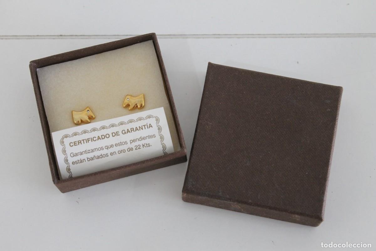 Joyeria: PENDIENTES BA&Ntilde;ADOS EN ORO DE 22 KTS - Foto 1