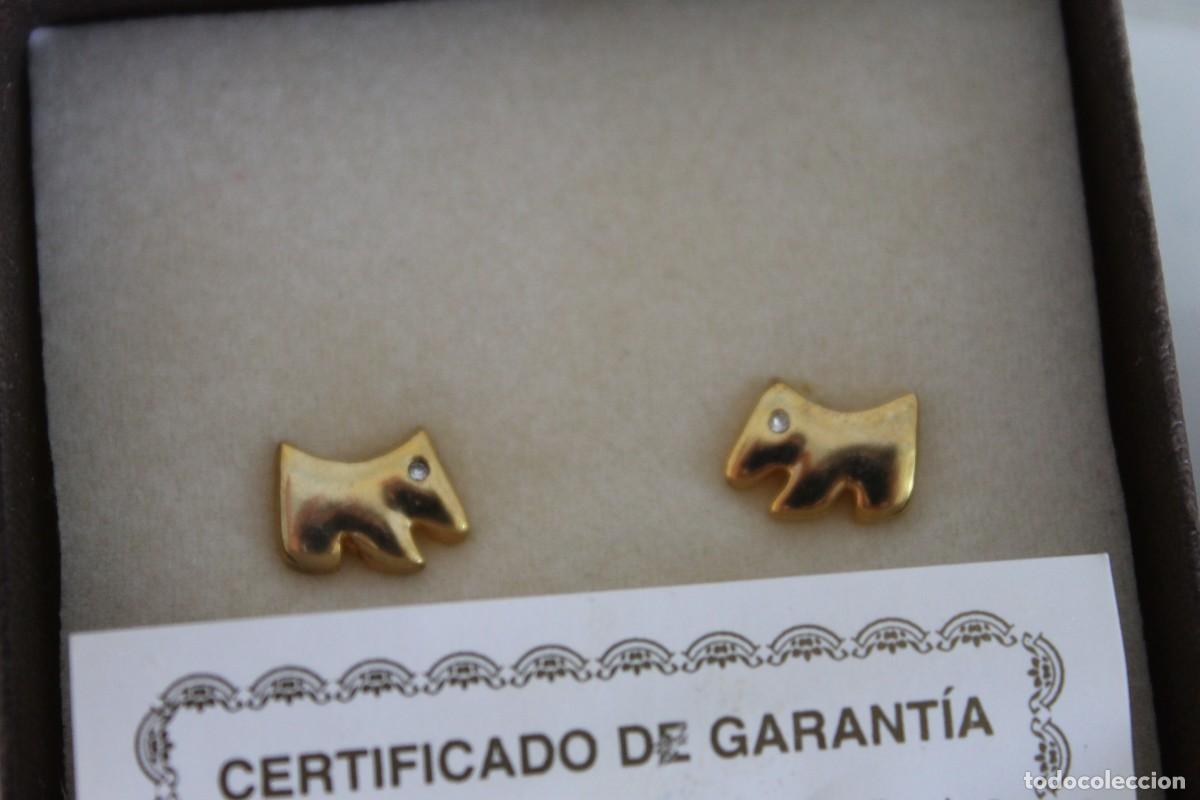 Joyeria: PENDIENTES BA&Ntilde;ADOS EN ORO DE 22 KTS - Foto 2
