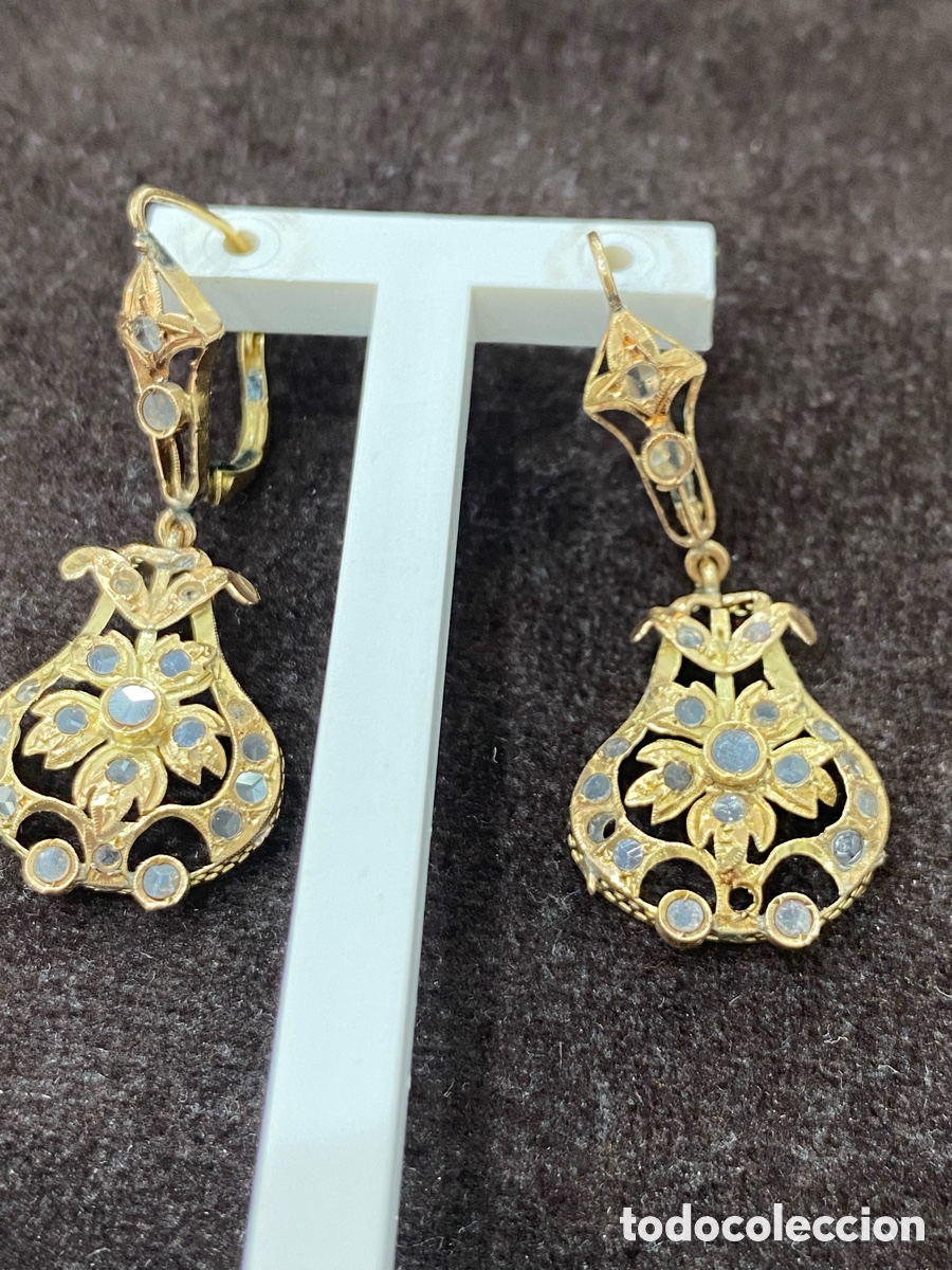 Joyeria: Pendientes antiguos de Oro - Foto 10