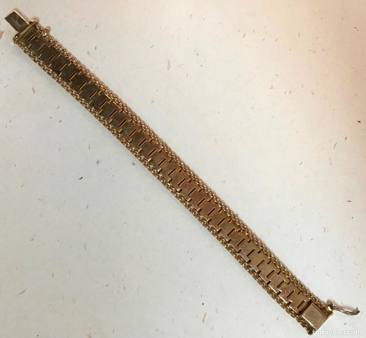 Joyeria: PULSERA ARTICULADA CHAPADA, A&Ntilde;OS 60/70 - Foto 2
