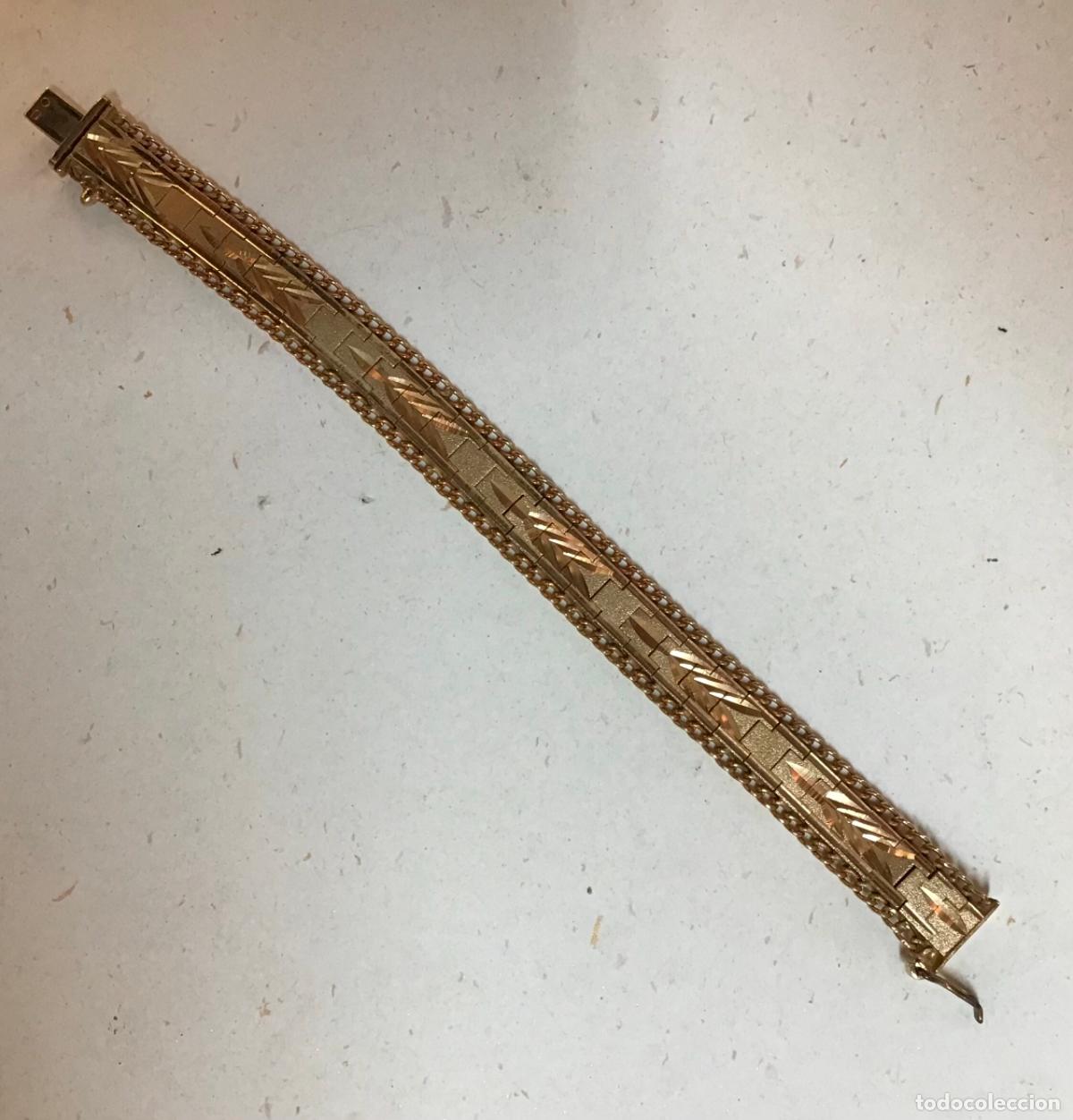 Joyeria: PULSERA ARTICULADA CHAPADA, A&Ntilde;OS 60/70 - Foto 1