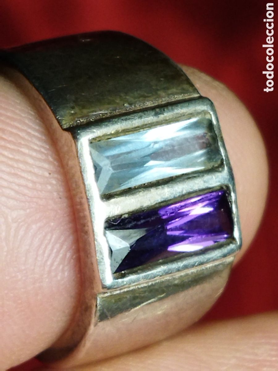 Joyeria: Anillo de plata y amatista - Foto 3