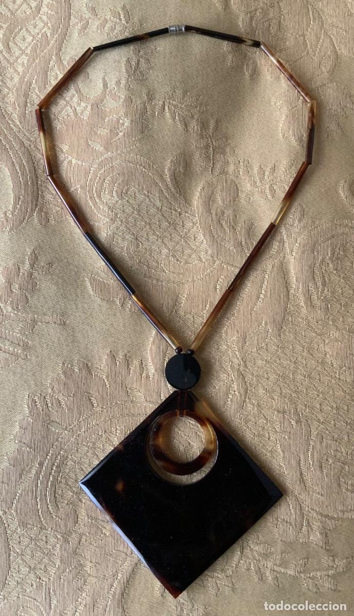 Joyeria: COLLAR CON COLGANTE DE CAREY NATURAL - Foto 2