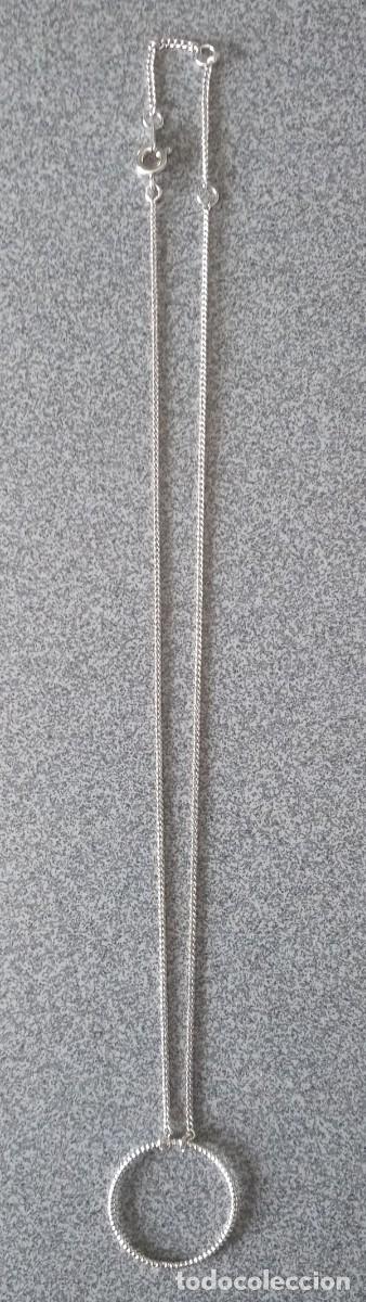 Joyeria: Lote cadena pendientes de plata - Foto 2