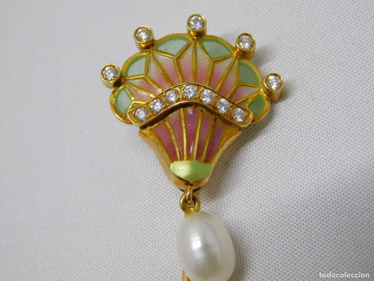 Joyeria: BROCHE ORO 18K Y PEDRERIA - Foto 6
