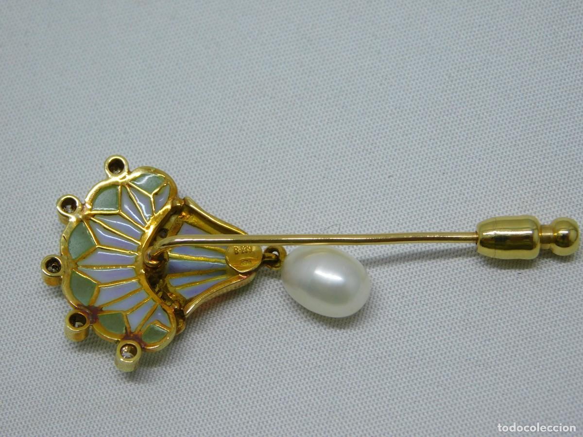 Joyeria: BROCHE ORO 18K Y PEDRERIA - Foto 7