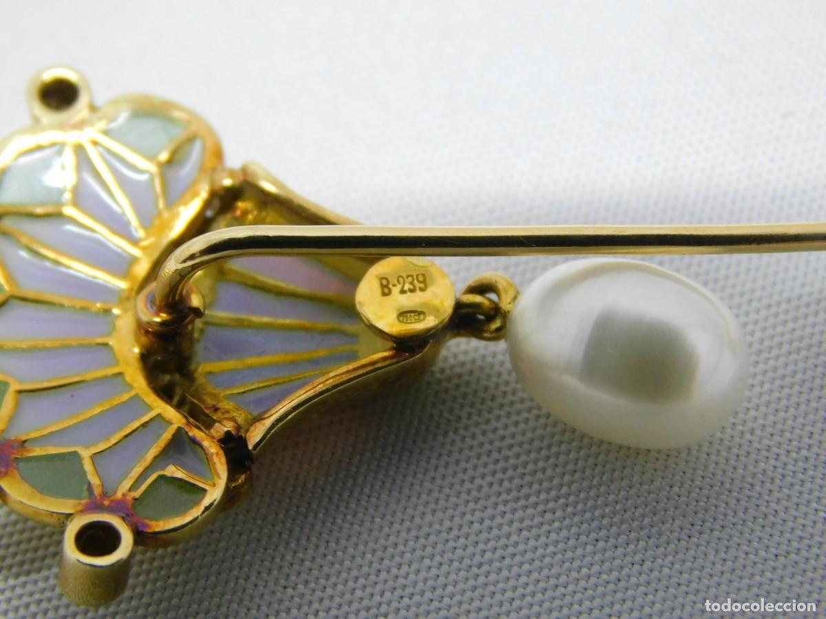 Joyeria: BROCHE ORO 18K Y PEDRERIA - Foto 8